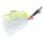 Chartreuse/White